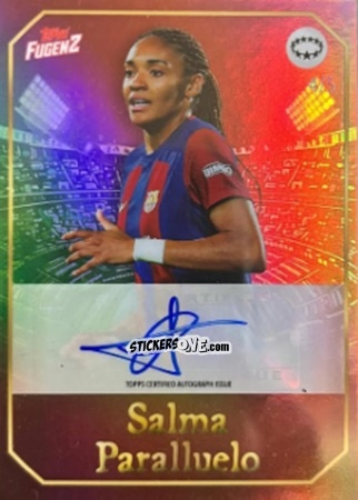 Sticker Salma Paralluelo - Fugenz Uefa Club Competitions 2023-2024 n. AU25 - Topps