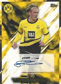 Cromo Julian Brandt - Borussia Dortmund Vernissage 2023-2024 n. BCA-JB - Topps
