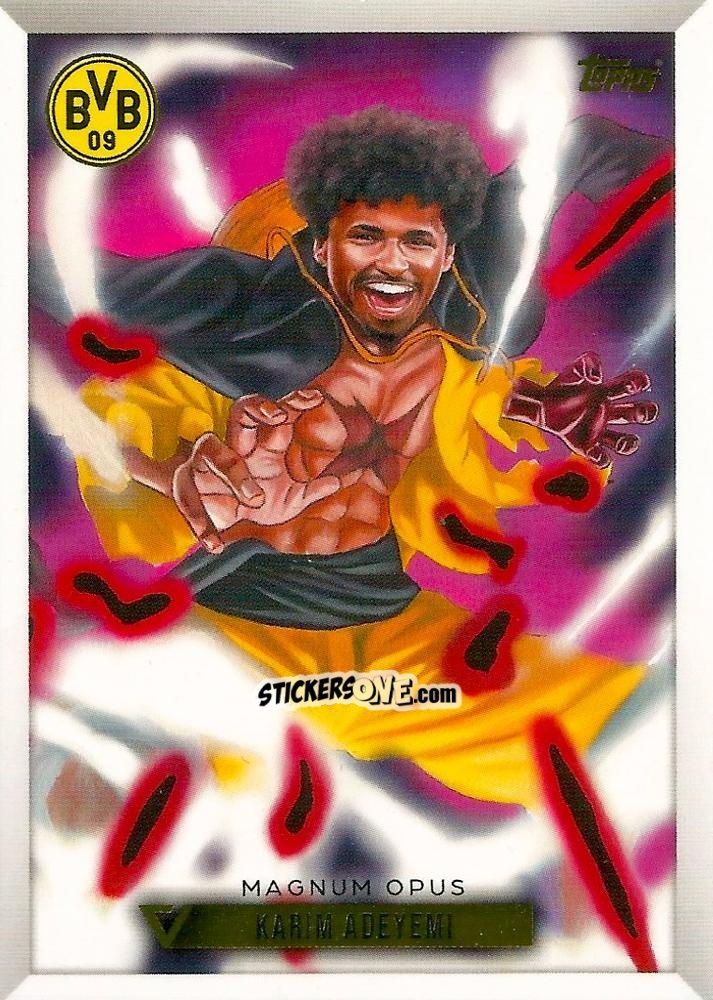 Figurina Karim Adeyemi - Borussia Dortmund Vernissage 2023-2024 n. BVBM-KA - Topps