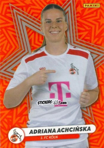 Sticker Adriana Achcińska - Frauen Bundesliga 2024-2025
 n. RISE-1 - Panini