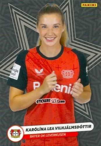Cromo Karolina Lea Vilhjalmsdottir - Frauen Bundesliga 2024-2025
 n. RISE-17 - Panini