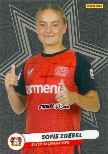 Figurina Sofie Zdebel - Frauen Bundesliga 2024-2025
 n. RISE-21 - Panini