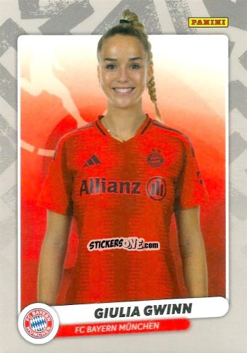 Cromo Giulia Gwinn - Frauen Bundesliga 2024-2025
 n. BASE-6 - Panini