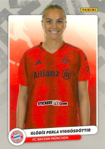 Sticker Glodis Perla Viggosdottir - Frauen Bundesliga 2024-2025
 n. BASE-11 - Panini