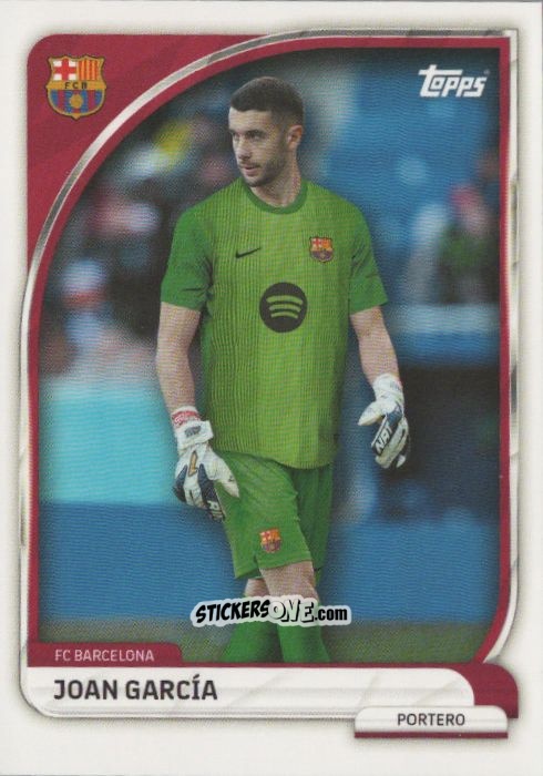 Figurina Joan García - Fc Barcelona 2025-2026 Collector Tin n. 1 - Topps