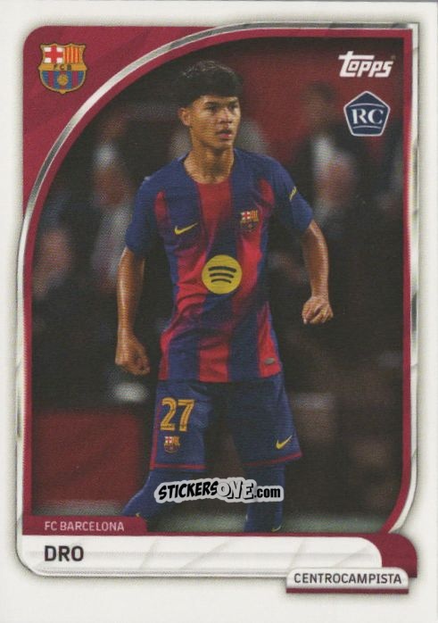 Sticker Dro - Fc Barcelona 2025-2026 Collector Tin n. 7 - Topps