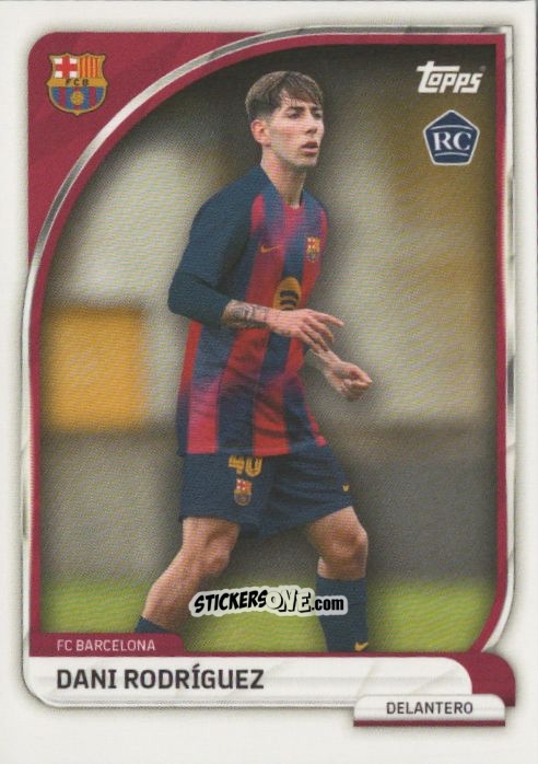 Sticker Dani Rodríguez - Fc Barcelona 2025-2026 Collector Tin n. 14 - Topps