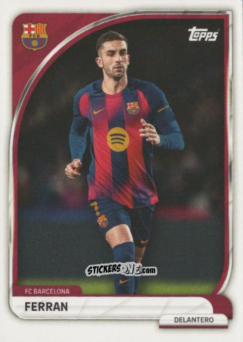 Cromo Ferran - Fc Barcelona 2025-2026 Collector Tin n. 17 - Topps