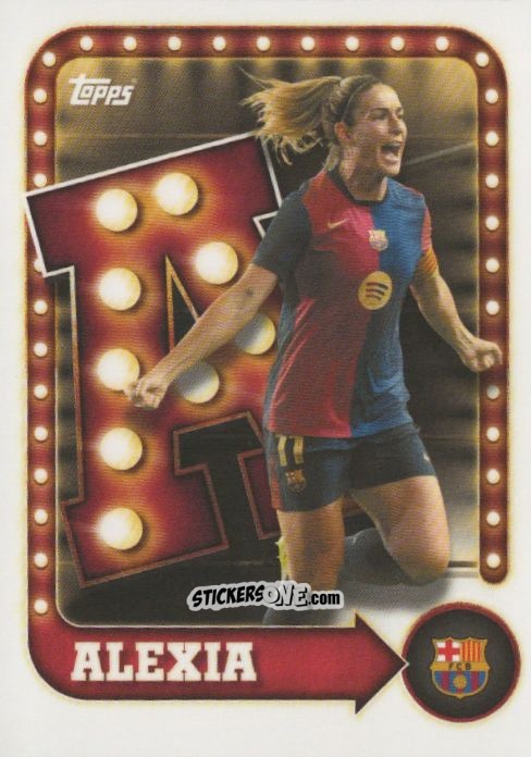 Cromo Alexia - Fc Barcelona 2025-2026 Collector Tin n. 21 - Topps