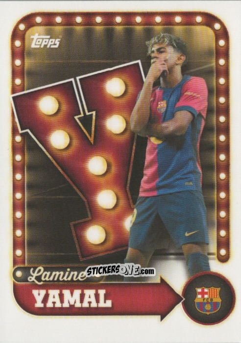 Cromo Lamine Yamal - Fc Barcelona 2025-2026 Collector Tin n. 25 - Topps
