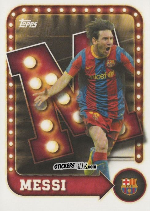 Sticker Messi - Fc Barcelona 2025-2026 Collector Tin n. 27 - Topps