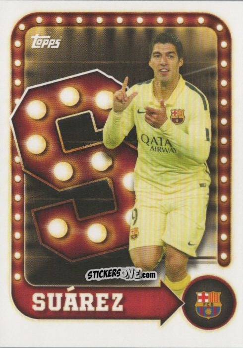 Cromo Luis Suárez - Fc Barcelona 2025-2026 Collector Tin n. 30 - Topps