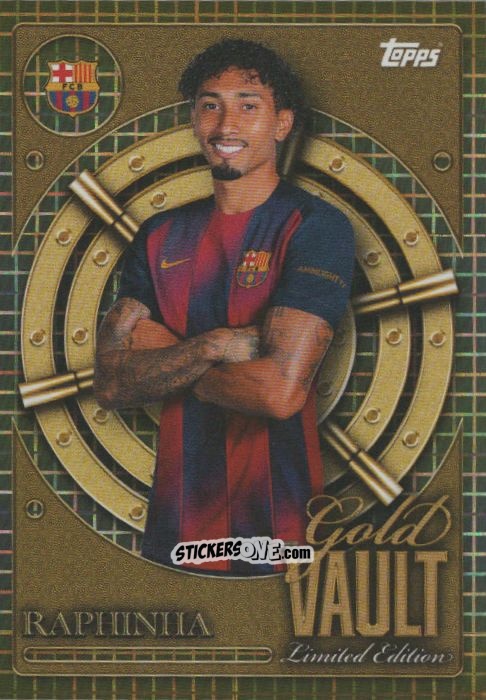 Cromo Raphinha - Fc Barcelona 2025-2026 Collector Tin n. GV-4 - Topps