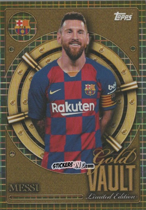 Sticker Messi - Fc Barcelona 2025-2026 Collector Tin n. GV-6 - Topps