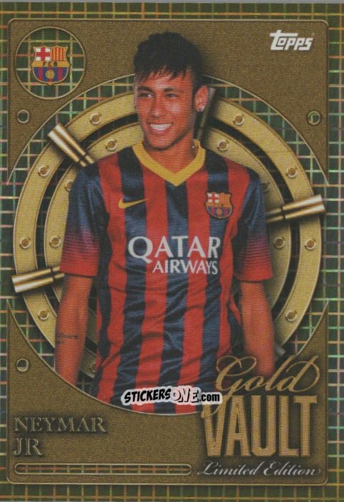 Sticker Neymar Jr - Fc Barcelona 2025-2026 Collector Tin n. GV-8 - Topps