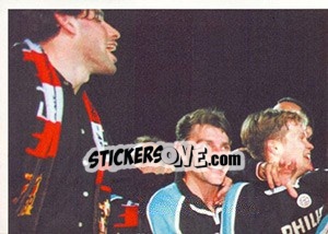 Sticker Team photo in celebration - PSV Eindhoven 2000-2001 n. 2 - Panini