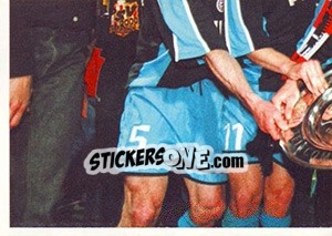 Sticker Team photo in celebration - PSV Eindhoven 2000-2001 n. 4 - Panini