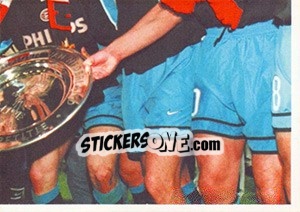 Sticker Team photo in celebration - PSV Eindhoven 2000-2001 n. 5 - Panini
