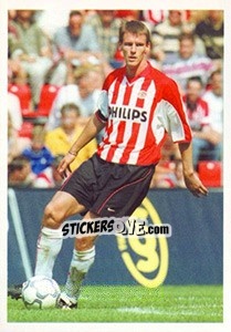 Sticker André Ooijer in game - PSV Eindhoven 2000-2001 - Panini