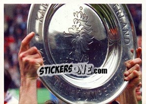 Sticker Jan Heintze in celebration - PSV Eindhoven 2000-2001 - Panini