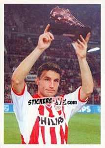 Sticker Mark van Bommel in celebration - PSV Eindhoven 2000-2001 n. 50 - Panini