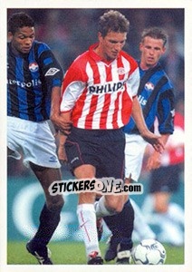 Sticker Arnold Bruggink in game - PSV Eindhoven 2000-2001 - Panini