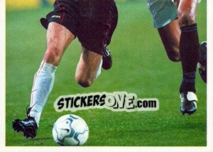 Sticker Mateja Kezman in game - PSV Eindhoven 2000-2001 n. 89 - Panini