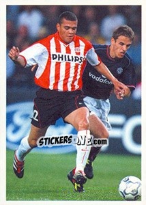 Sticker Wilfred Bouma in game - PSV Eindhoven 2000-2001 - Panini