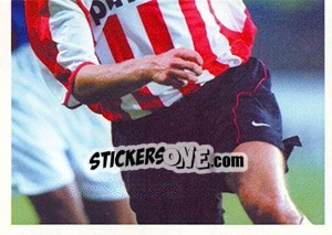 Sticker Dennis Rommedahl in game - PSV Eindhoven 2000-2001 - Panini