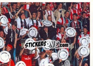 Sticker Fan's in celebration - PSV Eindhoven 2000-2001 n. 112 - Panini