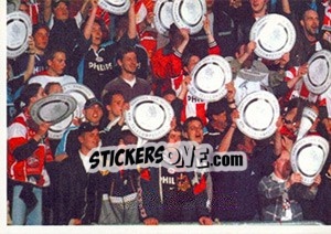 Sticker Fan's in celebration - PSV Eindhoven 2000-2001 n. 113 - Panini