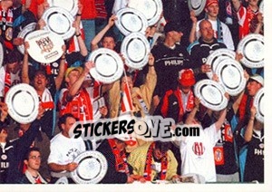 Sticker Fan's in celebration - PSV Eindhoven 2000-2001 - Panini