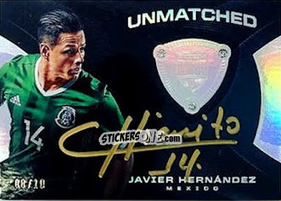 Sticker Javier Hernandez - 2018 Eminence Soccer n. UN17 - Panini