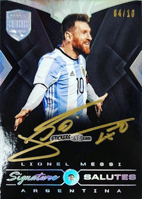 Sticker Lionel Messi - 2018 Eminence Soccer n. SSA17 - Panini