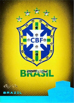 Sticker Brazil - 2018 Eminence Soccer n. TE6 - Panini