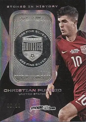 Cromo Christian Pulisic - 2018 Eminence Soccer n. EH17 - Panini