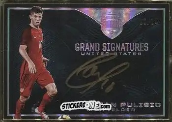 Cromo Christian Pulisic - 2018 Eminence Soccer n. GSA27 - Panini