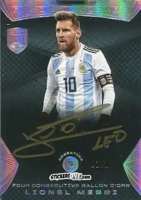Sticker Lionel Messi - 2018 Eminence Soccer n. BA40 - Panini