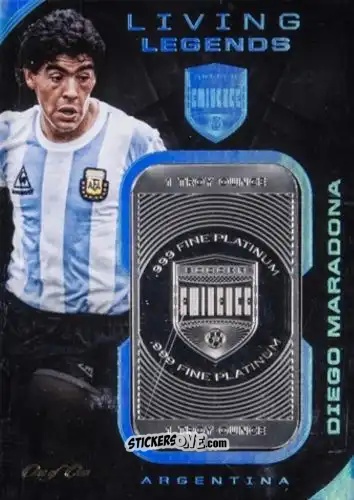 Sticker Diego Maradona - 2018 Eminence Soccer n. LL4 - Panini