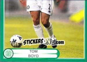 Sticker Tom Boyd in action - Celtic FC 1999-2000 n. 23 - Panini