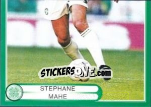 Sticker Stephane Mahe in action - Celtic FC 1999-2000 - Panini