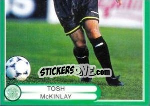 Cromo Tosh McKinlay in action - Celtic FC 1999-2000 - Panini