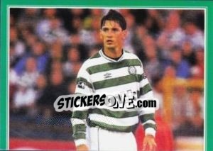 Sticker Jackie McNamara in action - Celtic FC 1999-2000 n. 30 - Panini