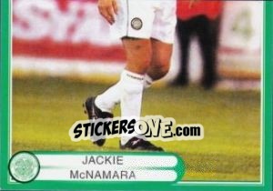 Sticker Jackie McNamara in action - Celtic FC 1999-2000 - Panini