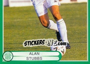 Sticker Alan Stubbs in action