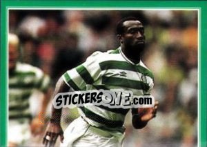 Sticker Olivier Tebily in action - Celtic FC 1999-2000 n. 39 - Panini