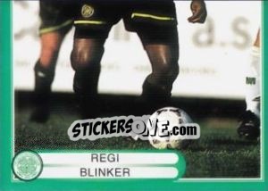Sticker Regi Blinker in action - Celtic FC 1999-2000 n. 43 - Panini