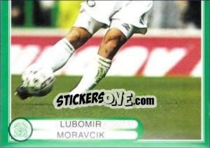 Sticker Lubomir Moravcik in action - Celtic FC 1999-2000 - Panini