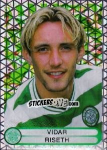 Sticker Vidar Riseth - Celtic FC 1999-2000 - Panini