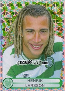 Sticker Henrik Larsson - Celtic FC 1999-2000 n. 72 - Panini